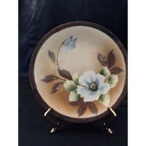 The Jonroth Studios Nippon Hand Painted Floral Porcelain Plate Vintage 7.5 Inch
